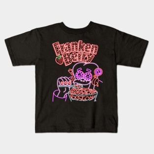 Franken Berry Neon Kids T-Shirt